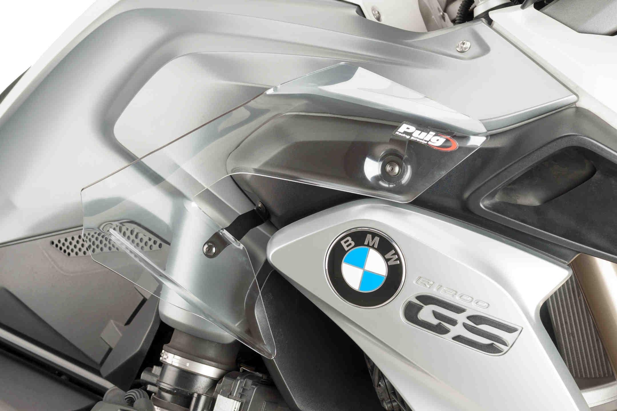 Deflectores inferiores BMW R1200GS 2013-2018, R1250GS 2018-2024 transparentes