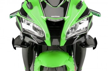 Alerones downforce laterales sport Kawasaki ZX-10R 2011-2020 negros