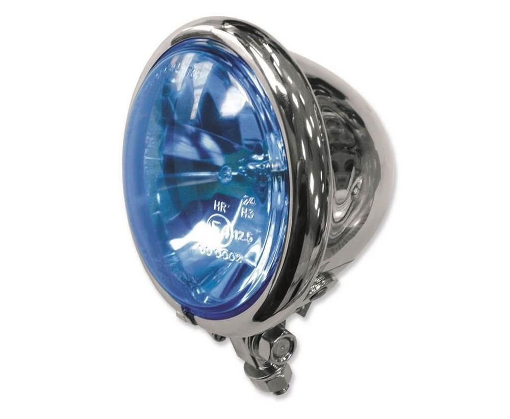 Faro auxiliar cristal azul