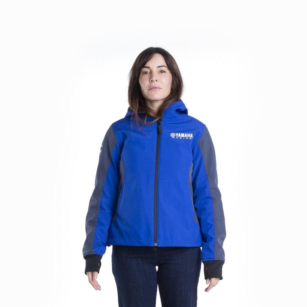 Chaqueta softshell Yamaha Paddock Blue Czech con protecciones lady