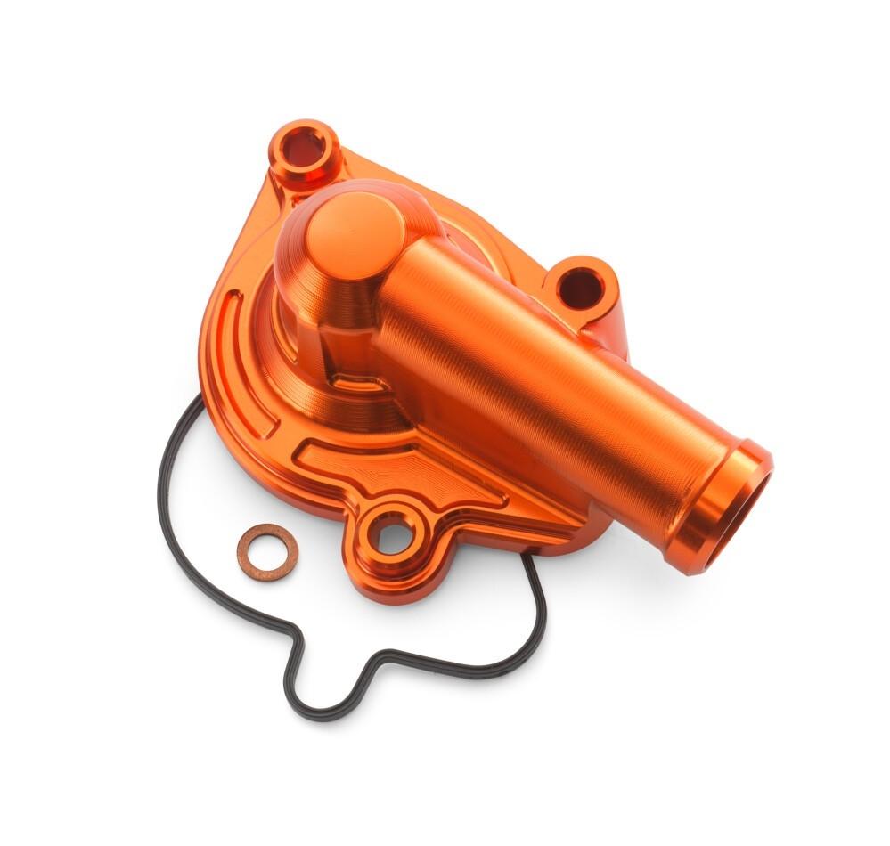 Tapa bomba agua Factory naranja KTM EXC 150/250/300 2024-2025, SX 125/150/250/300 2023-2025