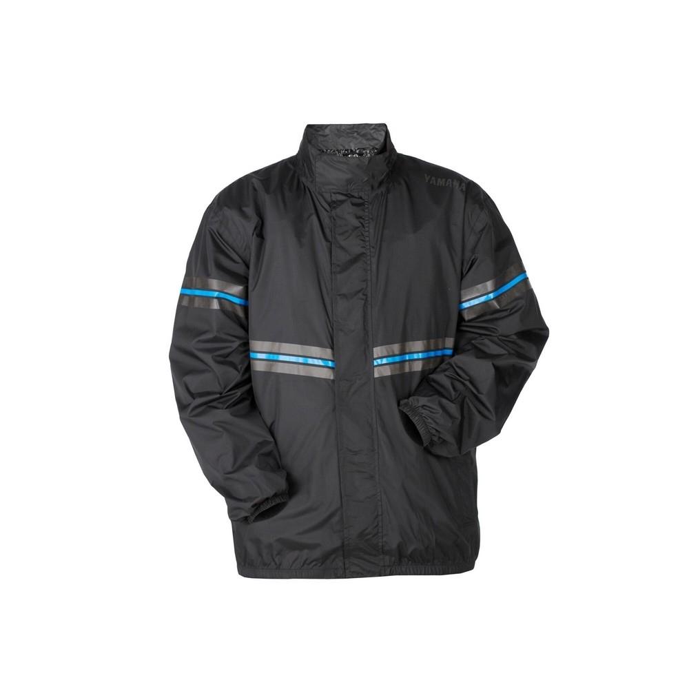 Chaqueta imperbeable Yamaha negra