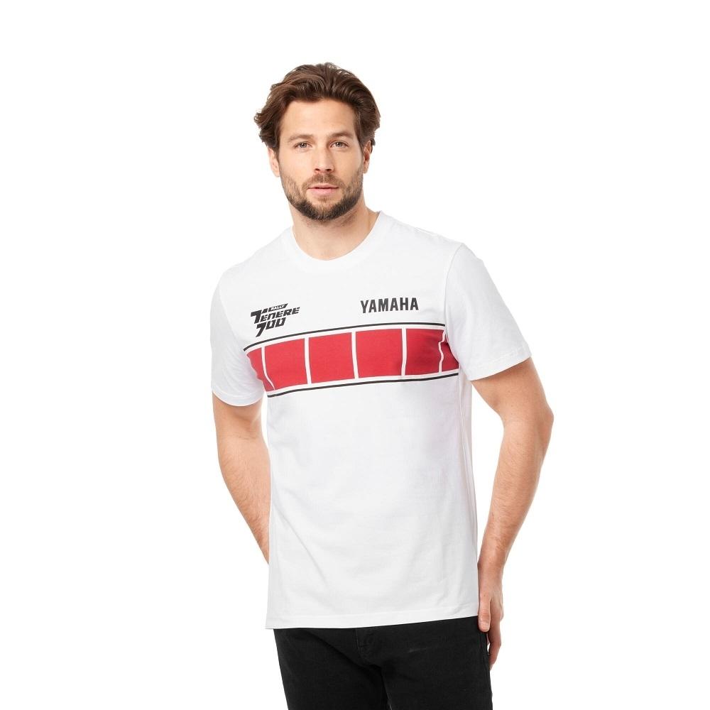 Camiseta Yamaha Tenere Tais blanca hombre