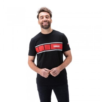 Camiseta Yamaha Race Heritage Baltor negra hombre