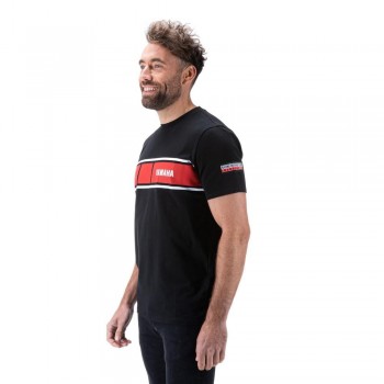 Camiseta Yamaha Race Heritage Baltor negra hombre