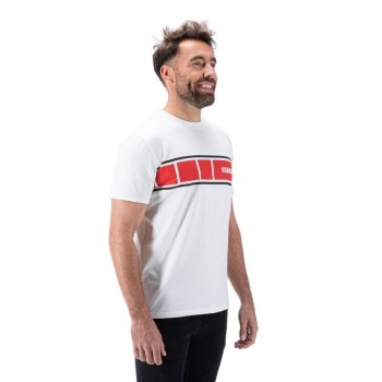 Camiseta Yamaha Race Heritage Baltor blanca hombre