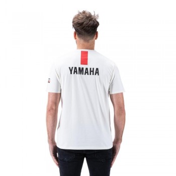 Camiseta Yamaha Race Heritage Baltor blanca hombre