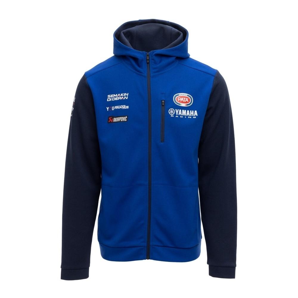 Sudadera con capucha y cremallera Yamaha replica WorldSBK Official Team hombre