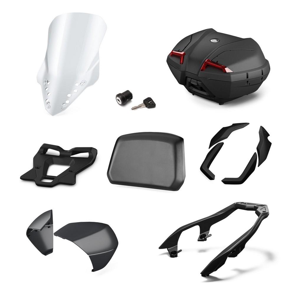 Pack accesorios urban Yamaha X-Max 125/300 2023-2024 Highland Slate  (baul 45L).