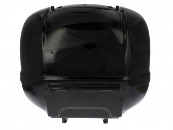 Baul 36L Vespa GTS, GTV, Super  Negro brillo 94 respaldo negro