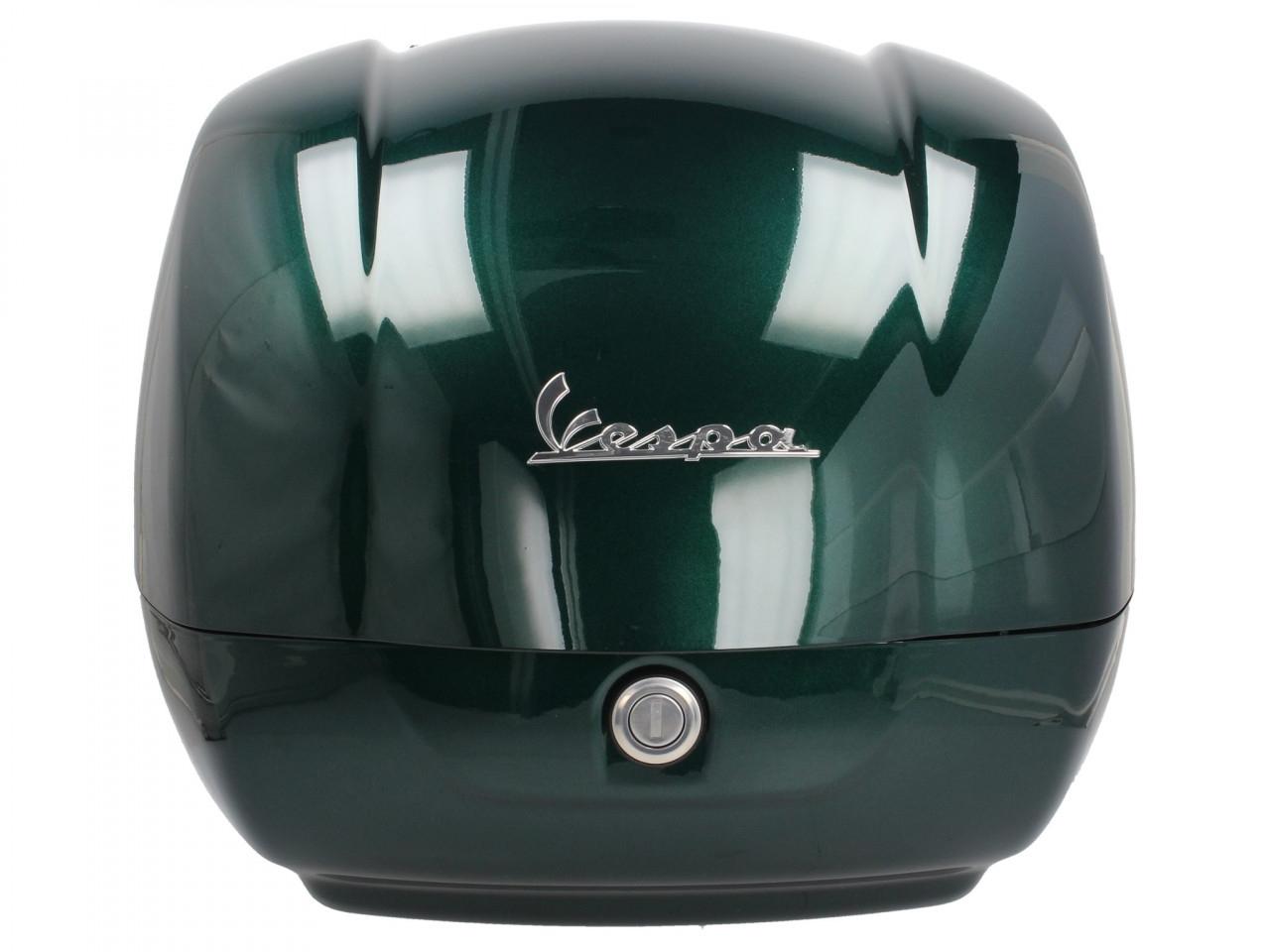 Baul 36L Vespa GTS, GTV, Super Verde bosque 349/A respaldo negro touring