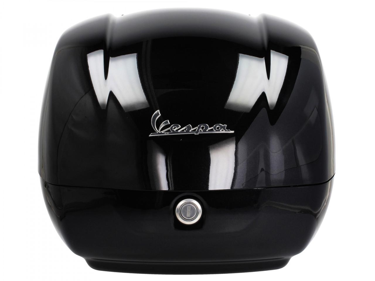 Baul 36L Vespa GTS, GTV, Super Negro Vulcano 98/A respaldo negro