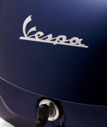 Baul 36L Vespa GTS, GTV, Super Azul oscuro brillo 289/A respaldo marron