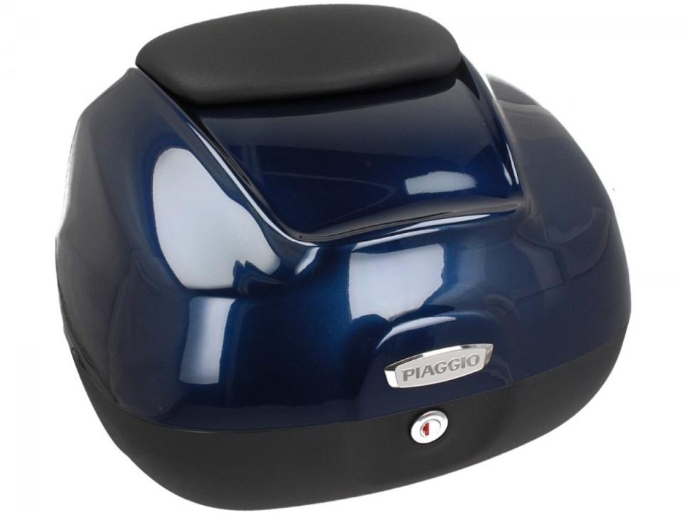 Baul 37L Piaggio Beverly, Medley, MP3 Azul midnight 222/A respaldo negro