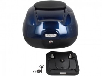 Baul 37L Piaggio Beverly, Medley, MP3 Azul midnight 222/A respaldo negro