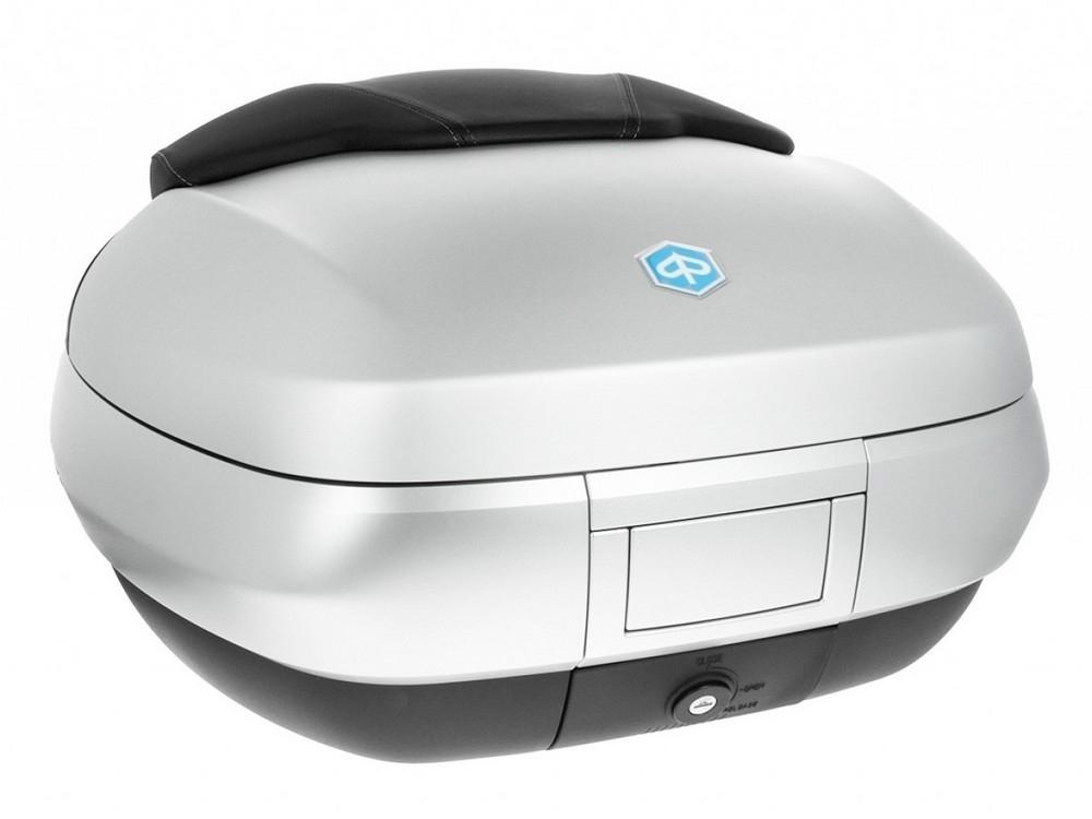 Kit Baul Piaggio MP3 300/350/500 desde 2016 50 litros Plata Cometa 760/B   H4