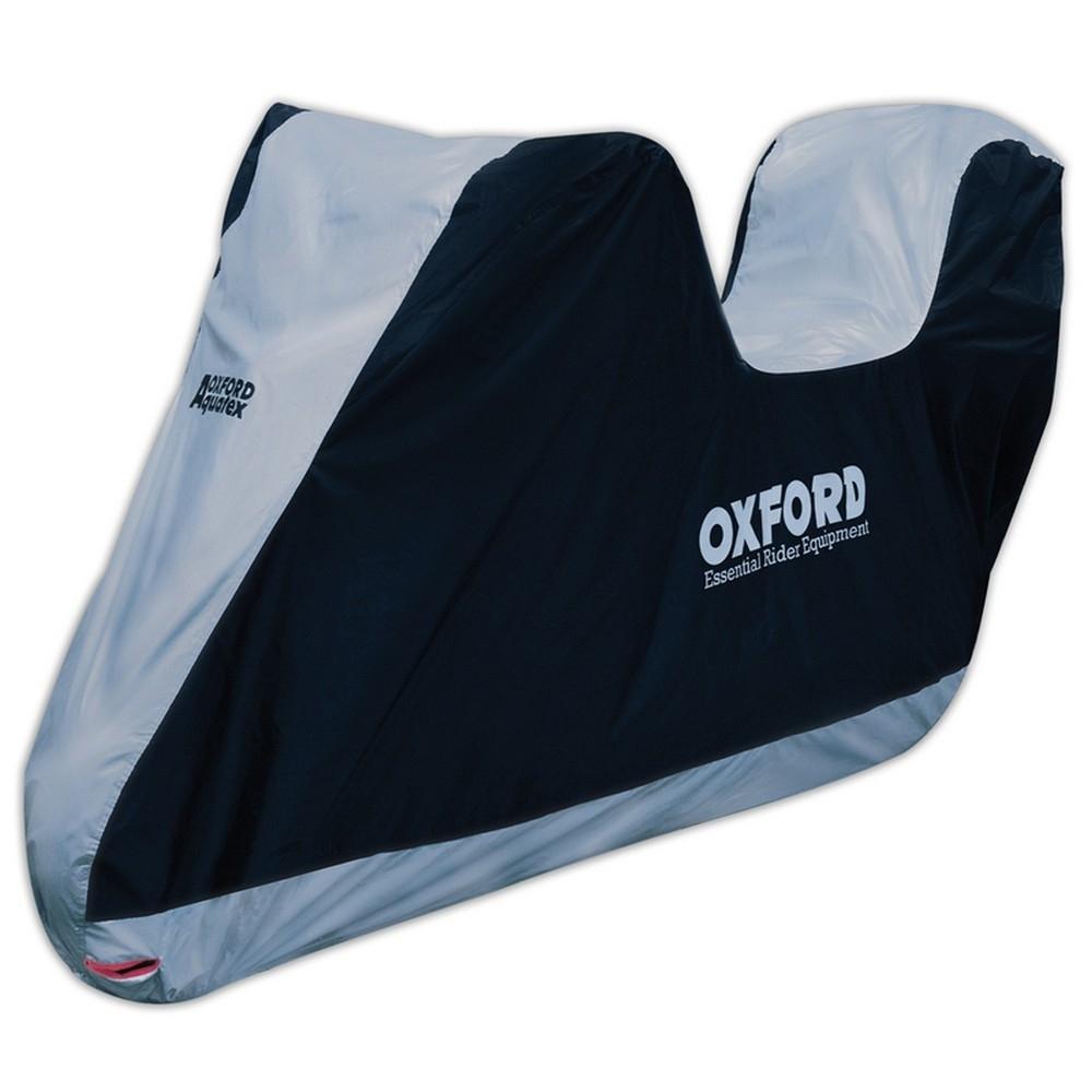 Funda cubrevehiculo Oxford Aquatex para motos con baul Talla L