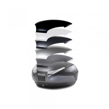 Baul 48L Shad SH48 gris oscuro/negro
