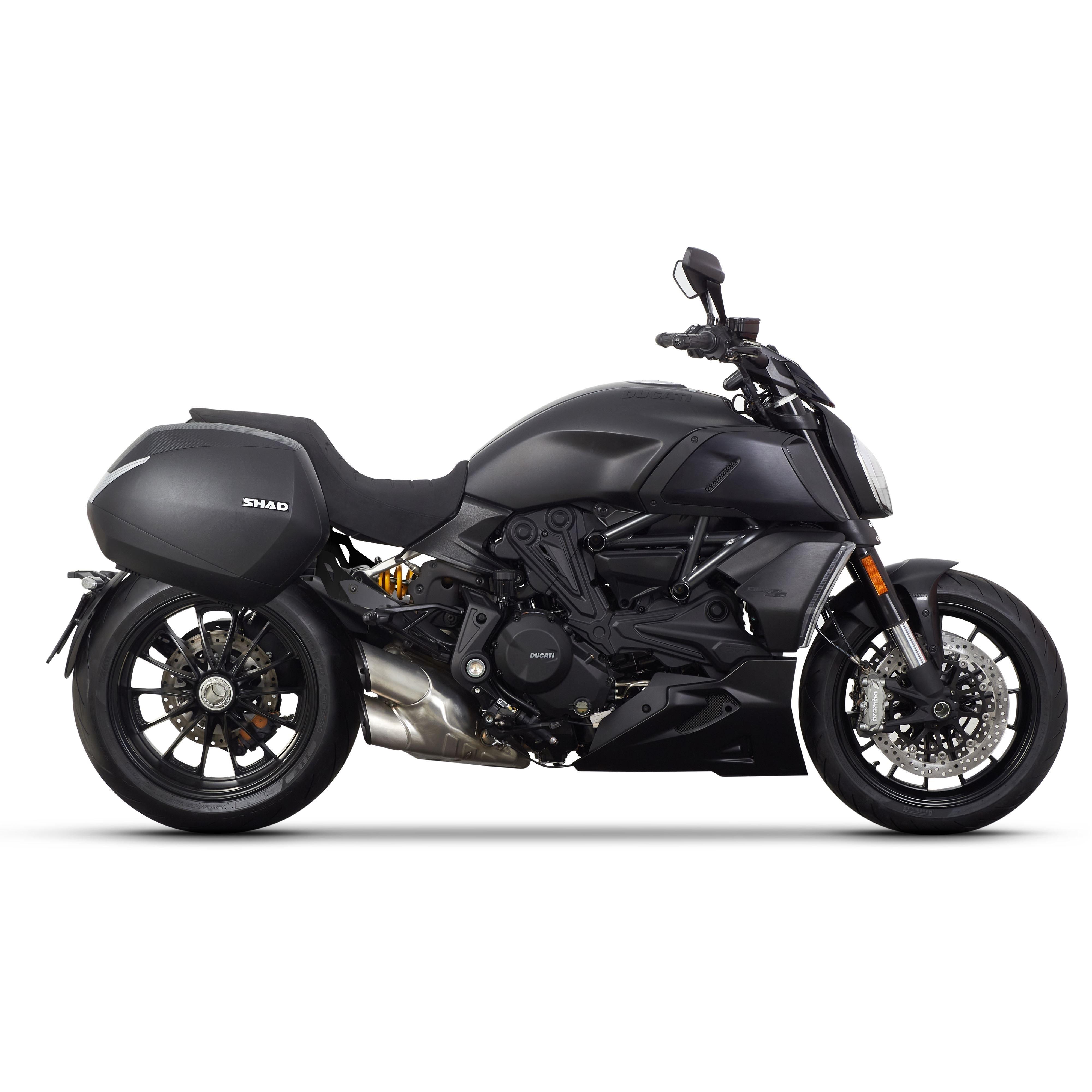Soportes maletas laterales Shad 3P System Ducati Diavel 1260 2019-2023
