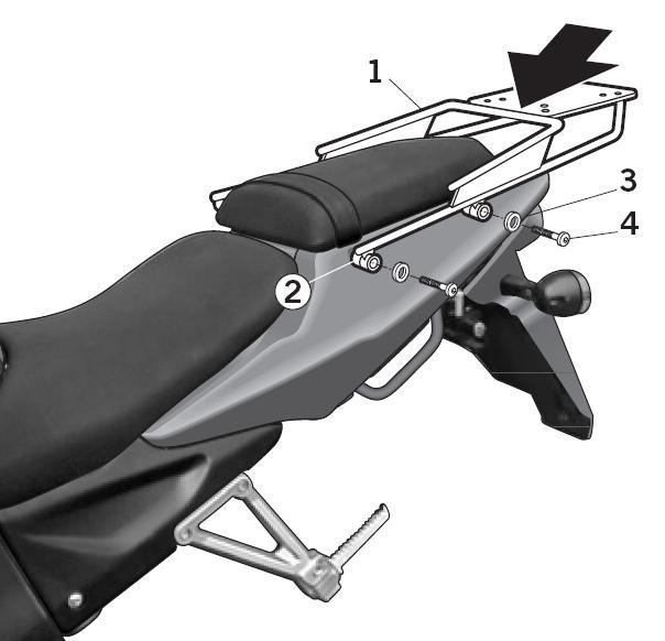 Soporte baul Shad Top master Daelim Roadwin 125/250 2006-2014