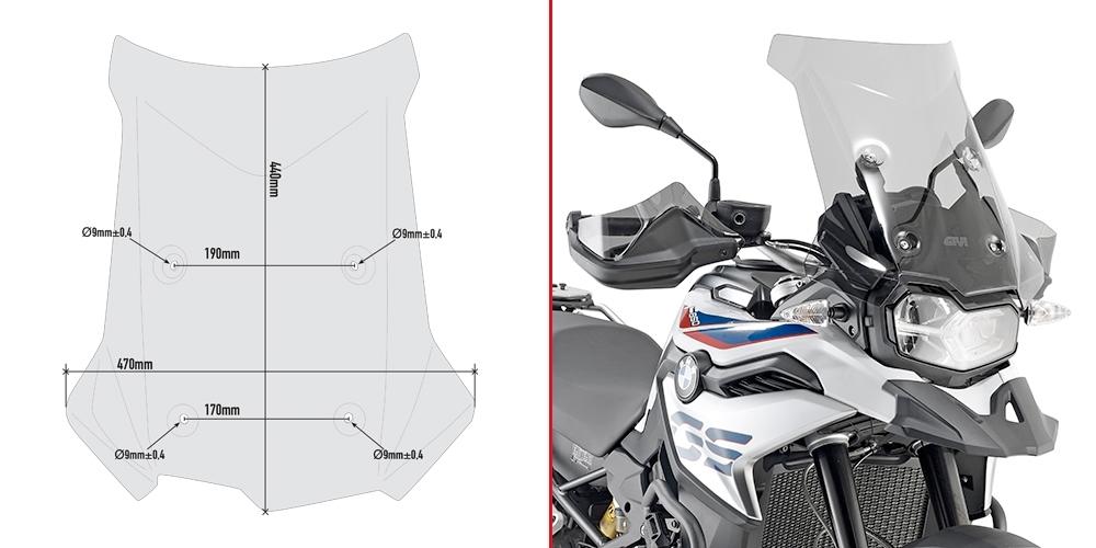 Cupula Givi BMW FGS850 18-21