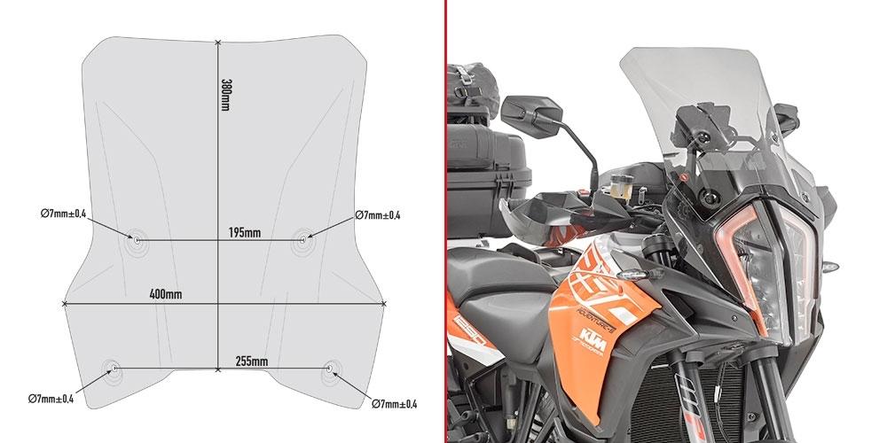 Cupula P/KITAO KTM.SUPER.ADV.S.1290.17