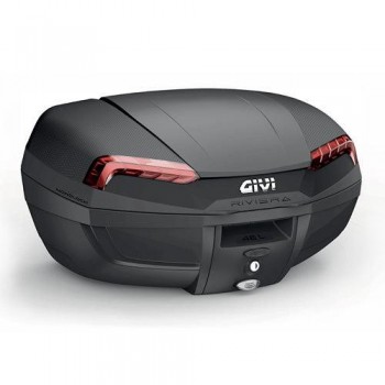 Baul 46L Givi E46 Riviera reflex rojo