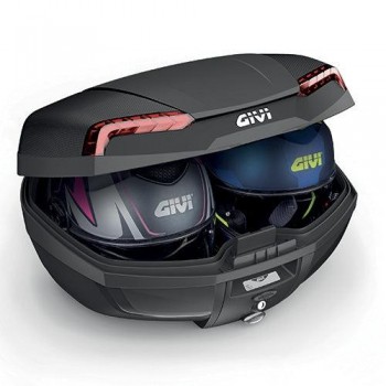 Baul 46L Givi E46 Riviera reflex rojo