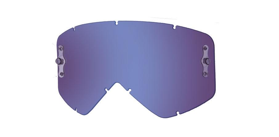 Cristal gafas Smith Fuel, Intake espejo azul