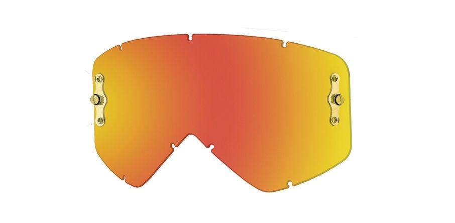 Cristal gafas Smith Fuel, Intake espejo rojo