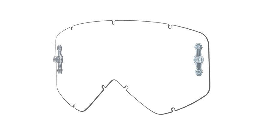 Cristal gafas Smith Fuel, Intake doble transparente
