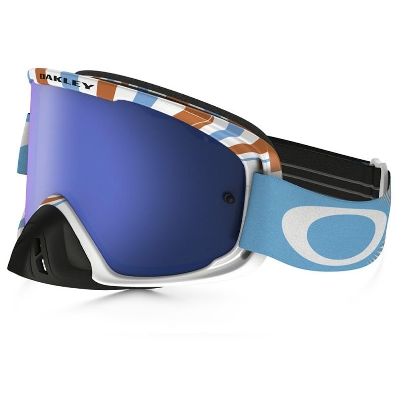 Gafas Oakley O2 RPM naranja-azul lente iridio azul