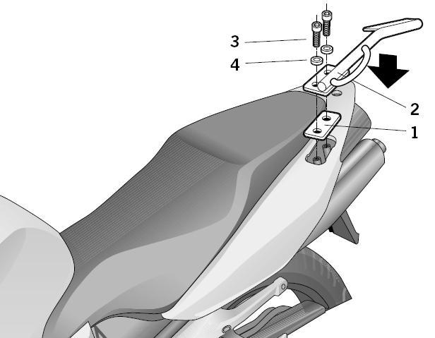 Soporte baul Shad Top master Honda VFR800 2002-2013