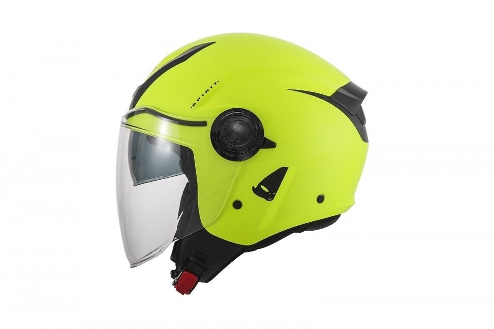 Casco Jet UFO Spirit fluor talla M