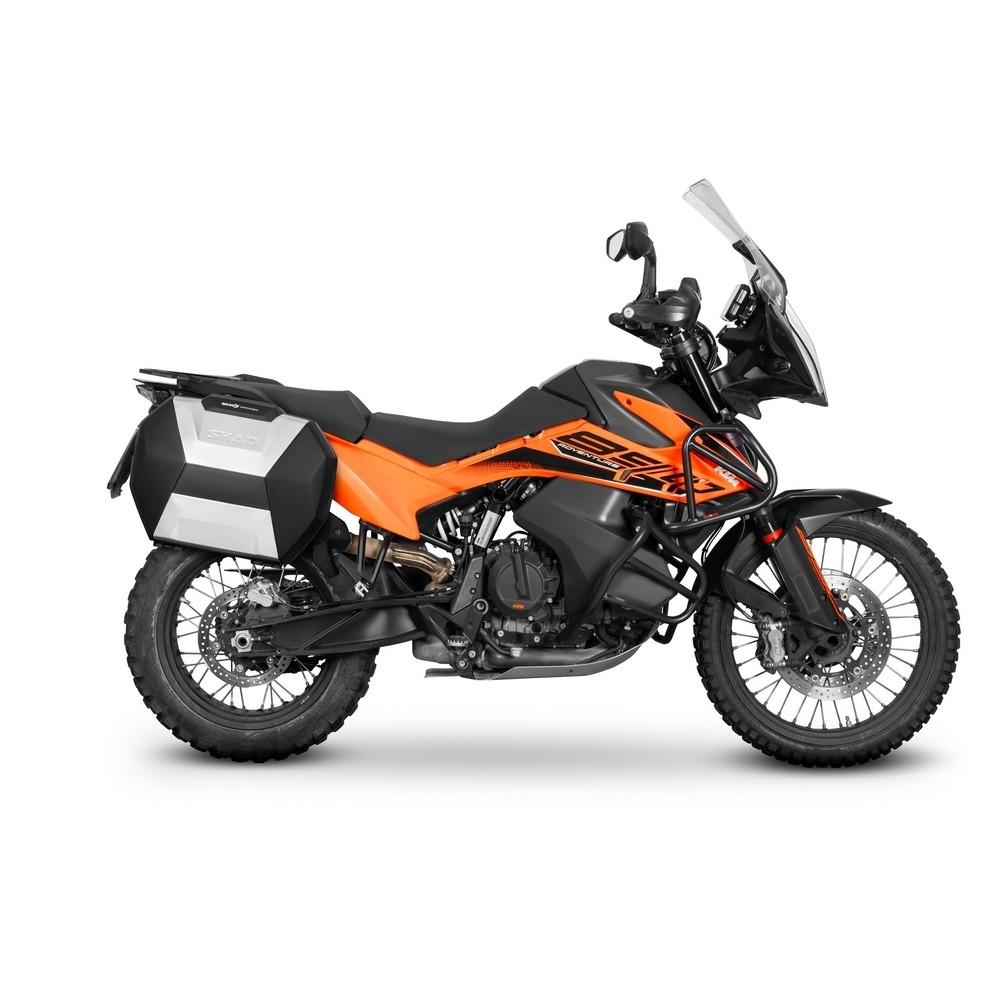 Soportes maletas laterales Shad 3P System KTM 790 Adventure 2019-2023, 890 Adventure 2021-2023, Husqvarna Norden 901 2022-2023