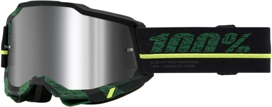 Gafas 100% Accuri 2 Overlord verde-negro cristal espejo plata