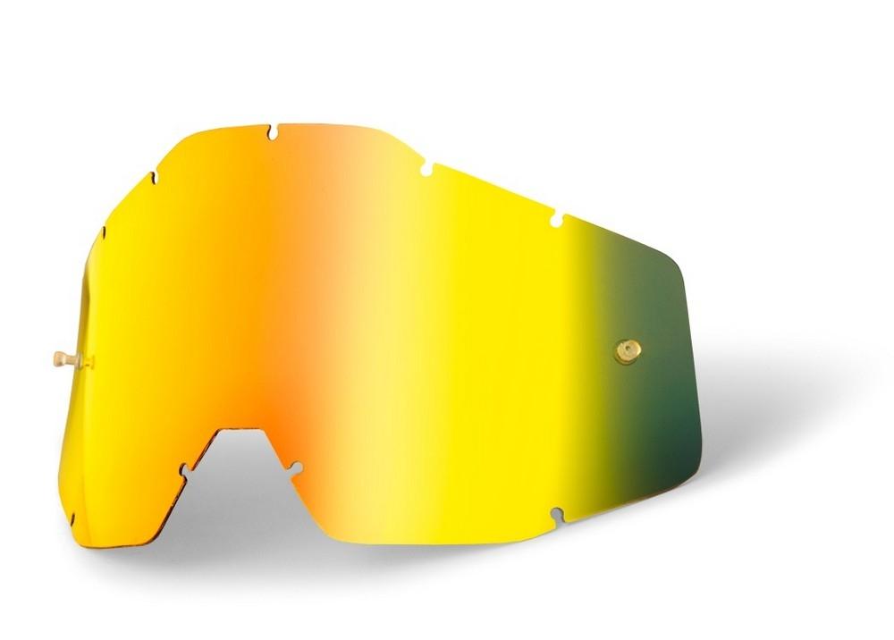 Cristal gafas 100% Accuri, Racecraft, Strata Espejo oro antifog