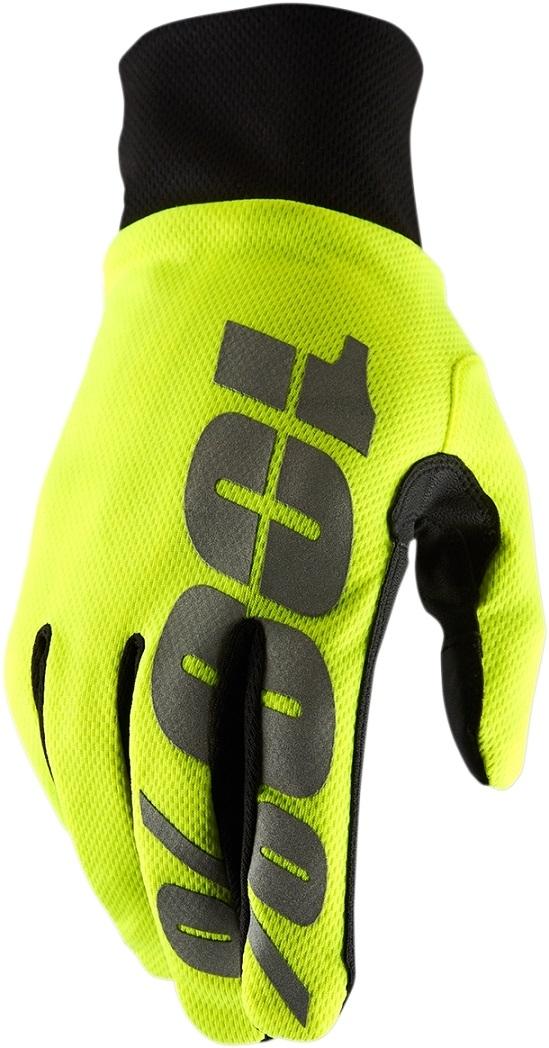 Guantes 100% Hydromatic impermeables amarillo fluor