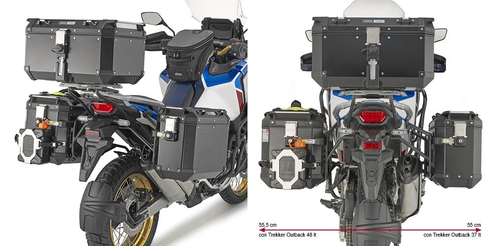 Soporte maletas laterales Honda Africa Twin