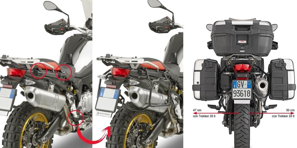 Portamaletas lateral BMW F750/850 GS 2018-2023
