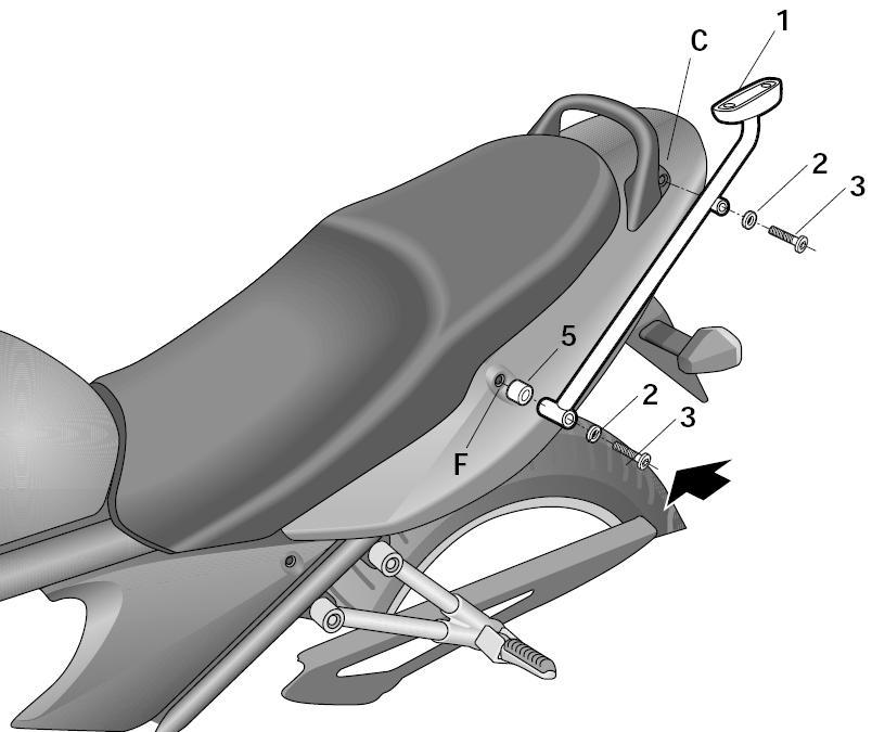 Soporte baul Shad Top master Suzuki Bandit 600 2000-2005, Bandit 1200 2001-2004