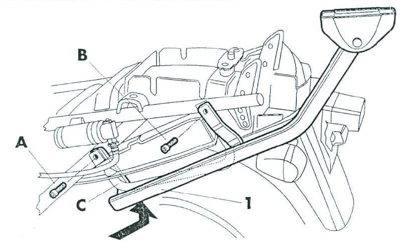 Soporte baul Shad Top master Suzuki GSX600F 1998-2004, GSX750F 1998-2002