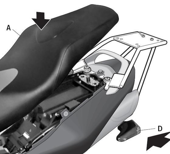 Soporte baul Shad Top master Suzuki GSR600 2005-2011