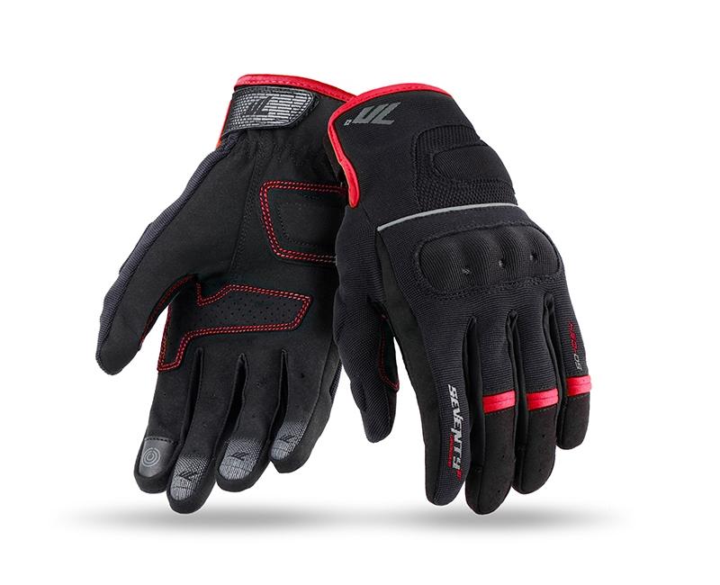 Guante SD-C54 verano urban hombre negro/rojo XXXL