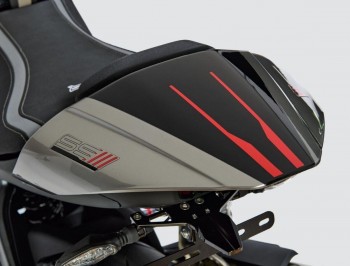 Tapa asiento pasajero CFMoto 450NK , 450SR zircon black grey