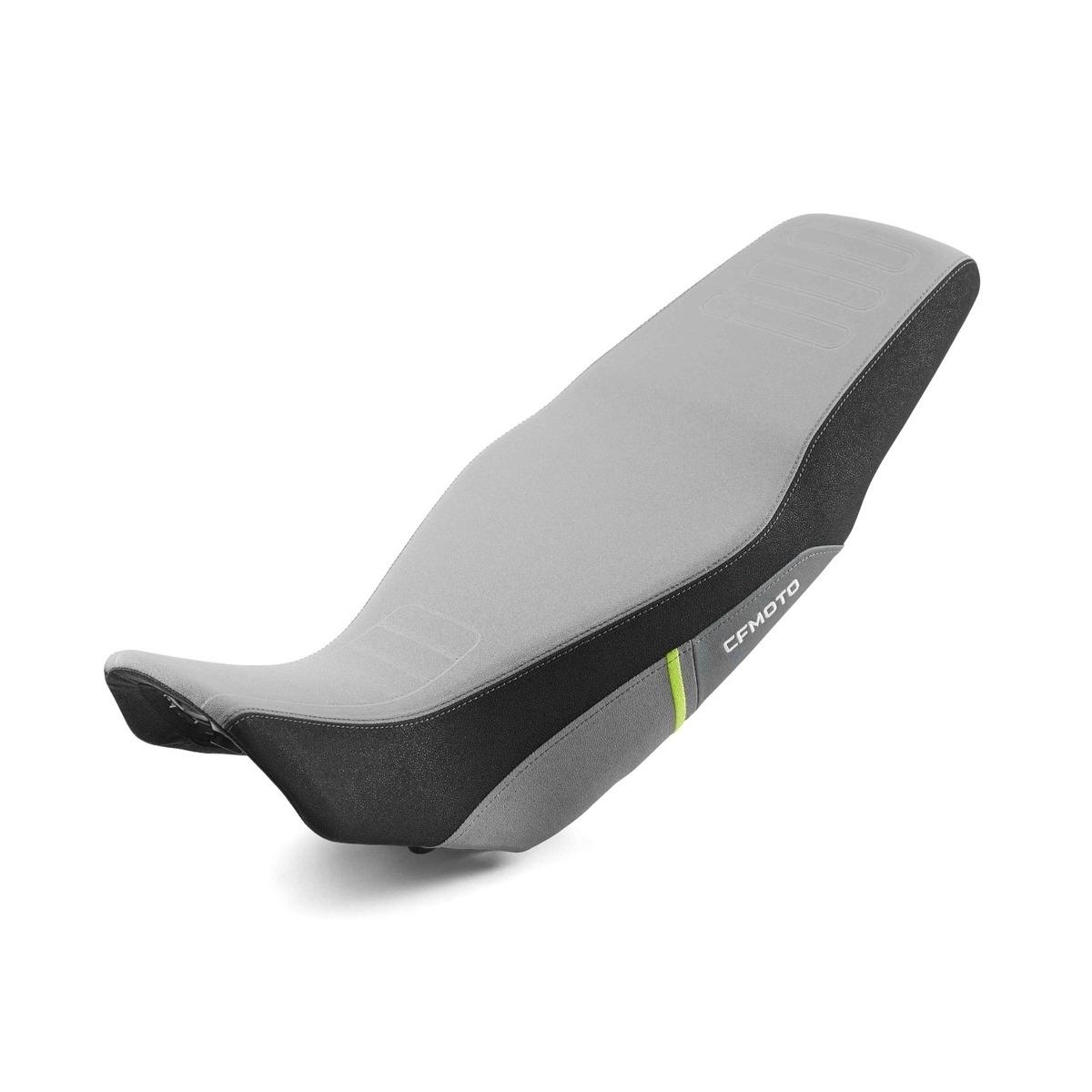 Asiento alto CFMoto 450 MT moto gris