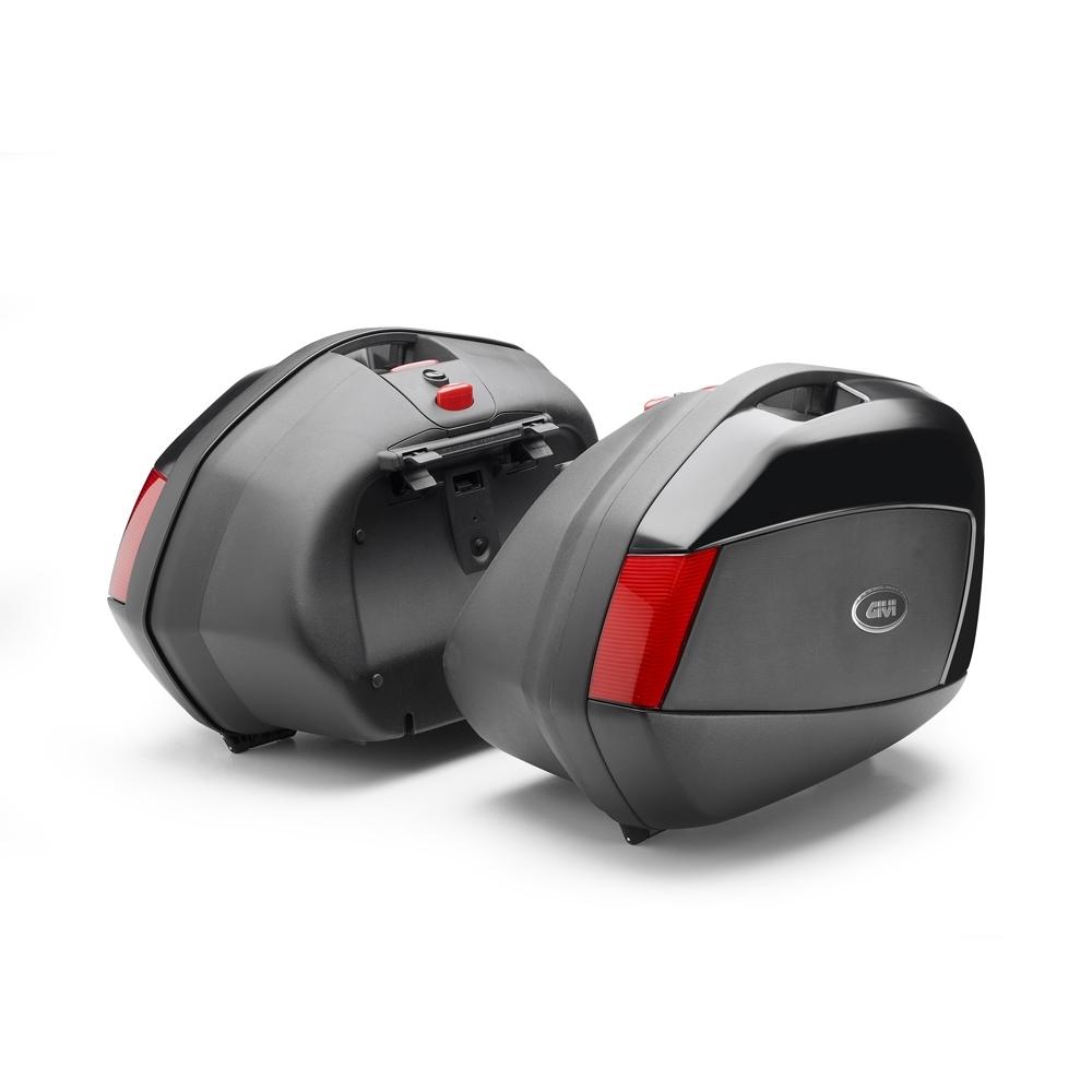 Maletas laterales 34L Givi V35 reflex rojo