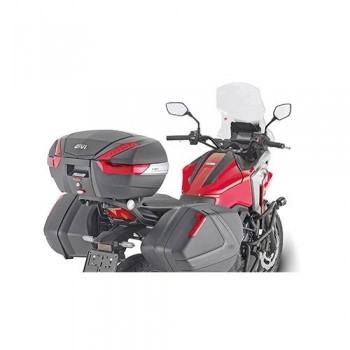 Baul 47L Givi V47 aluminio anodizado reflex rojo