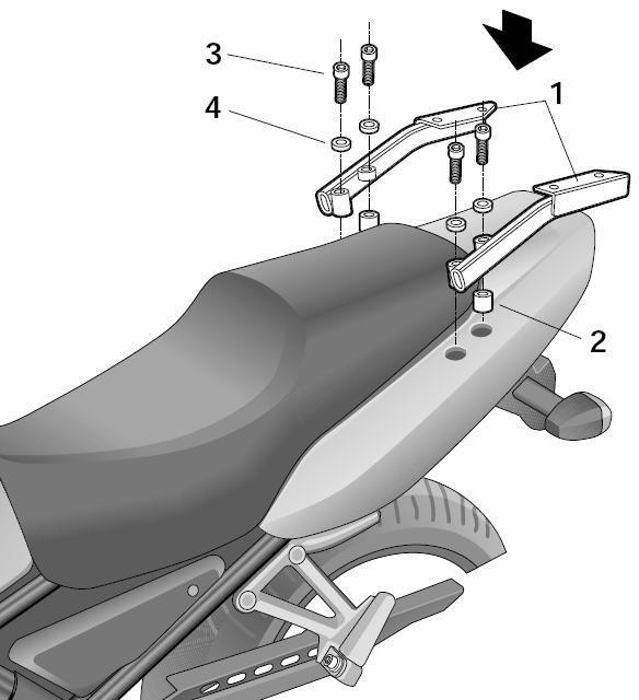 Soporte baul Shad Top master Yamaha Fazer 600 2001-2003